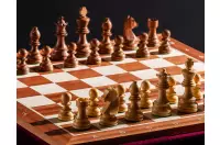 Zestaw szachowy turniejowy Nr 6 - deska 58mm + figury Timeless (German Knight) 3,75"