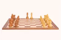 Zestaw szachowy French Walnut | Król 98 mm | Pole 58 mm | Drewniany