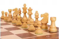 Zestaw szachowy French Walnut | Król 98 mm | Pole 58 mm | Drewniany