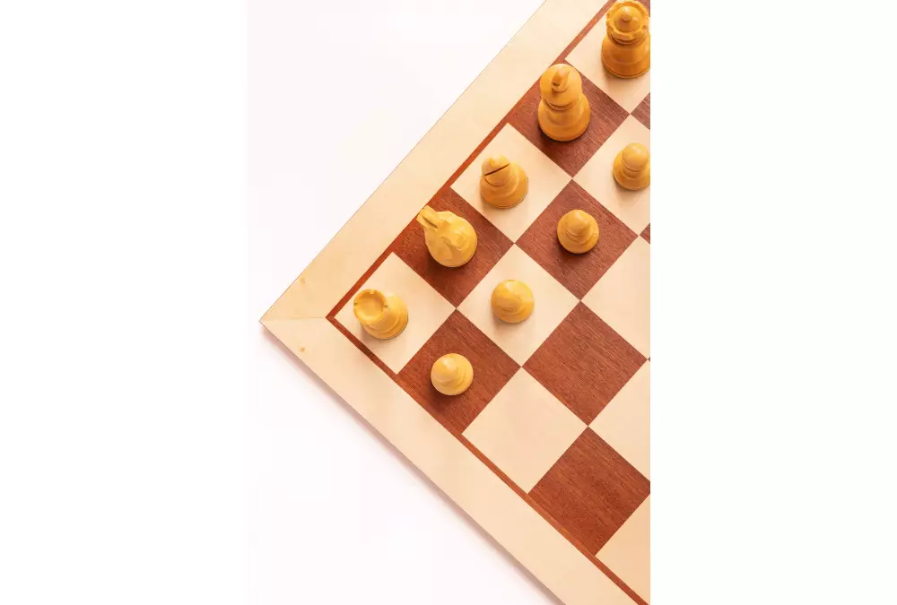 Zestaw szachowy French Light| Król 98 mm | Pole 58 mm | Drewniany