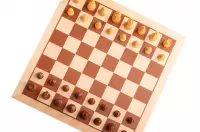 Zestaw szachowy French Light| Król 98 mm | Pole 58 mm | Drewniany