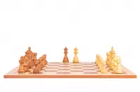 Zestaw szachowy French Light| Król 98 mm | Pole 58 mm | Drewniany
