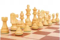 Zestaw szachowy French Light| Król 98 mm | Pole 58 mm | Drewniany