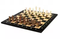 Zestaw szachowy turniejowy Nr 4 - szachownica 40 mm + figury Sunrise Staunton 78 mm