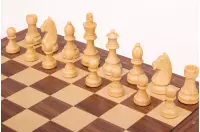 Zestaw szachowy German Walnut | Król 98 mm | Pole 50 mm | Drewniany