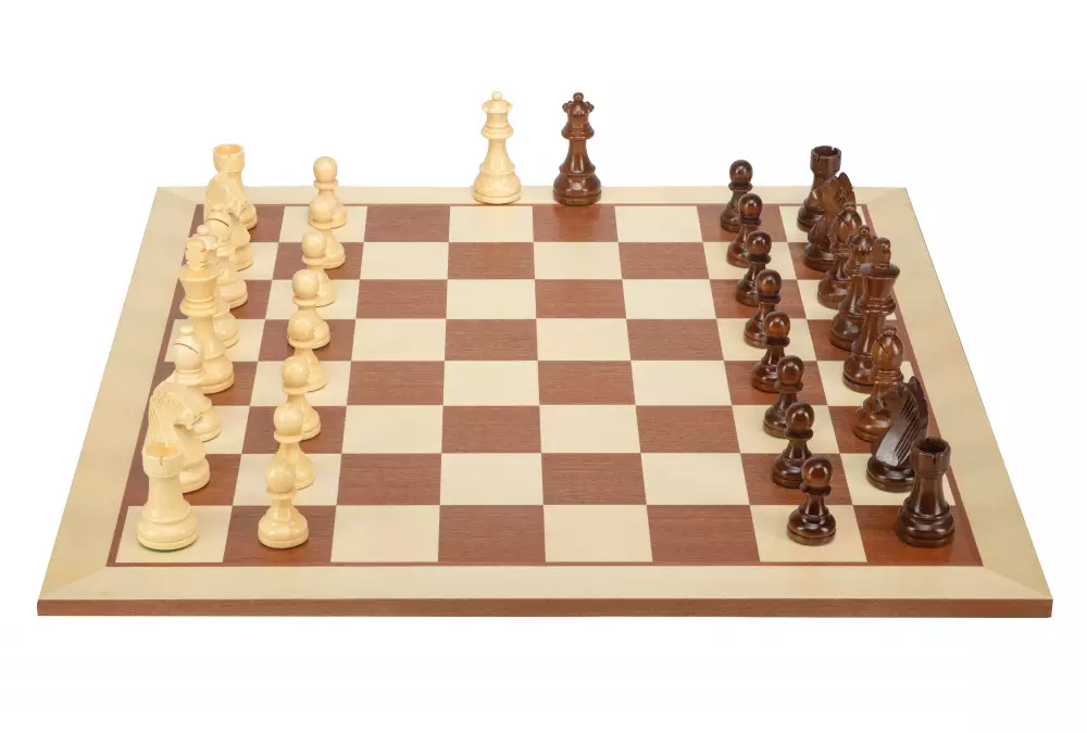 Zestaw szachowy German | Król 98 mm | Pole 58 mm | Drewniany