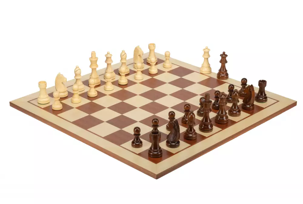 Zestaw szachowy German | Król 98 mm | Pole 58 mm | Drewniany