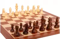 Zestaw szachowy German | Król 98 mm | Pole 58 mm | Drewniany