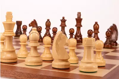 Zestaw szachowy German | Król 98 mm | Pole 58 mm | Drewniany