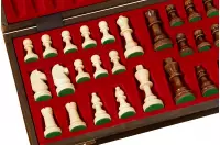 Szachy treningowe drewniane (40x40cm) - pole 40 mm