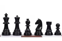 Figury szachowe Staunton nr 3 plastikowe (król 65 mm) do gry i analizy