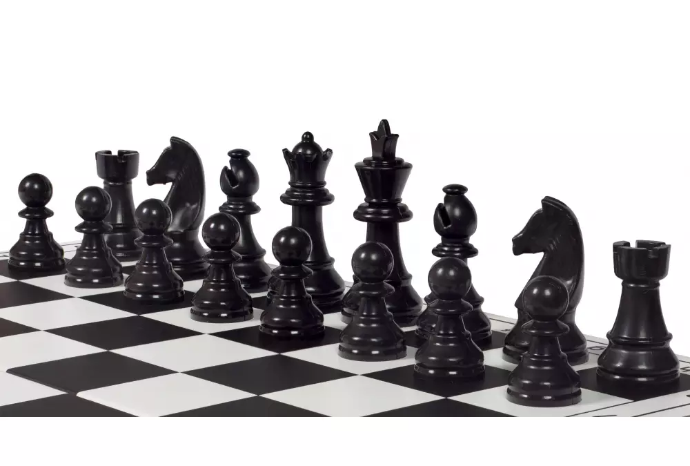 Figury szachowe Staunton, plastikowe (król 85 mm)