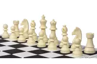 Figury szachowe Staunton, plastikowe (król 85 mm)