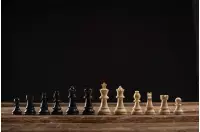 Figury szachowe Staunton 6, plastikowe (król 95 mm)
