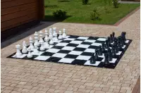 Figury plastikowe do szachów plenerowych / ogrodowych (wysokość króla 45 cm)