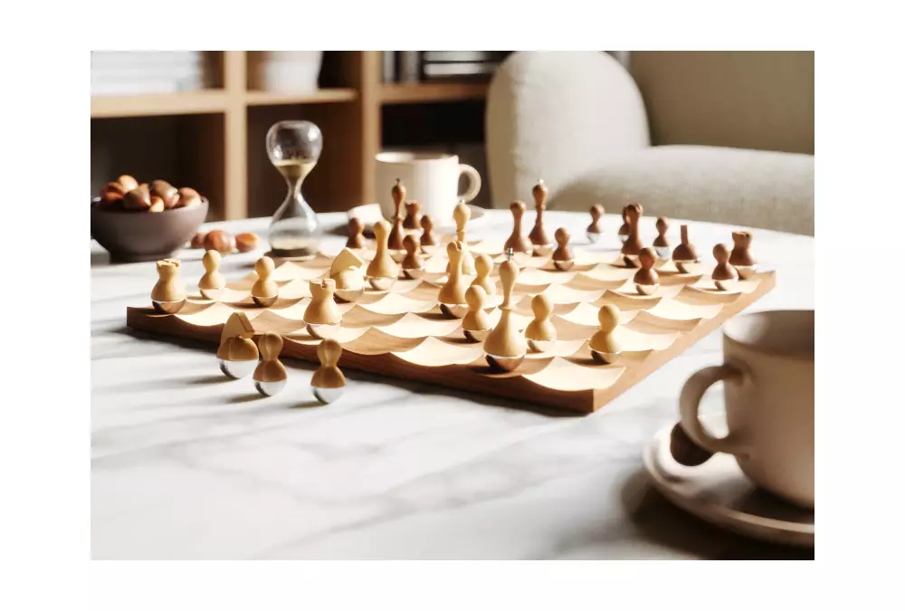 Szachy designerskie Wobble