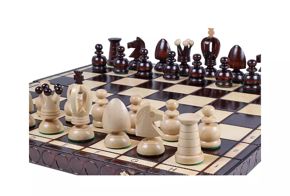SZACHY KRÓLEWSKIE DUŻE (43,5 x 44 cm)