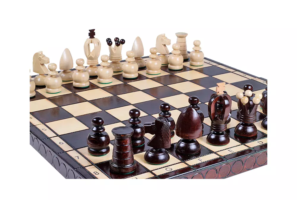 SZACHY KRÓLEWSKIE DUŻE (43,5 x 44 cm)