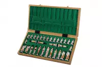 DUŻE SZACHY EGIPT (65x65cm) intarsjowane