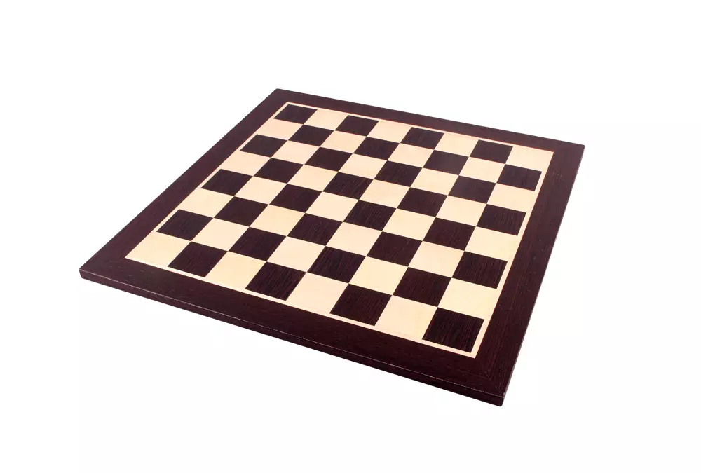 Deska szachowa nr 6+ (bez opisu) wenge/jawor (intarsja)