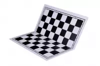 Składana, plastikowa deska szachowa, czarno - biała
