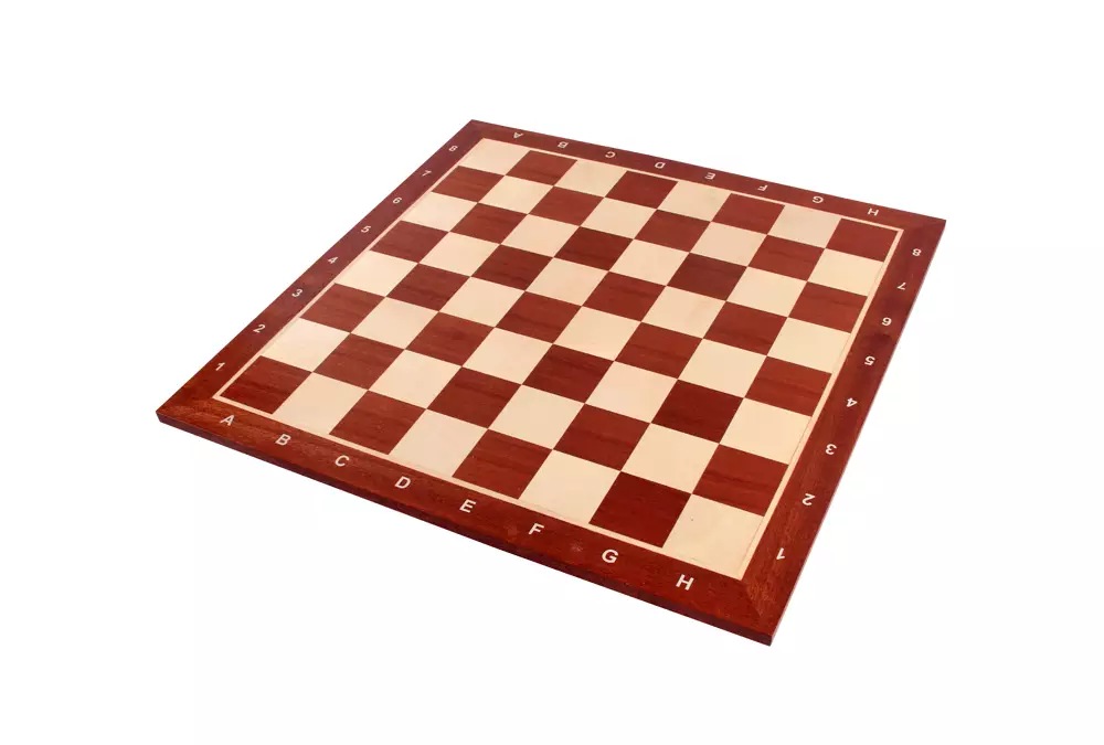 Zestaw szachowy turniejowy Nr 5 - szachownica 50 mm + figury Sunrise Staunton 90 mm