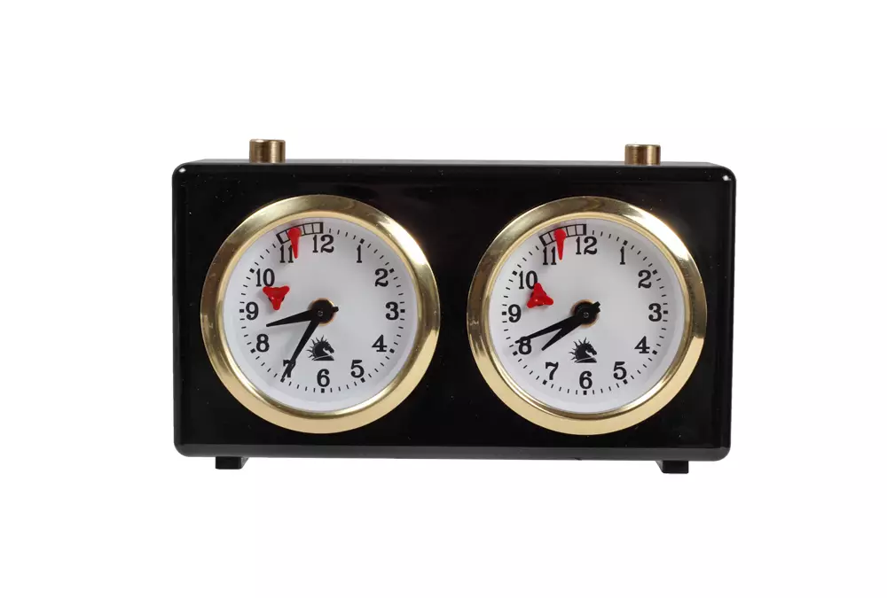 Zegar plastikowy CLASSIC mały, czarny