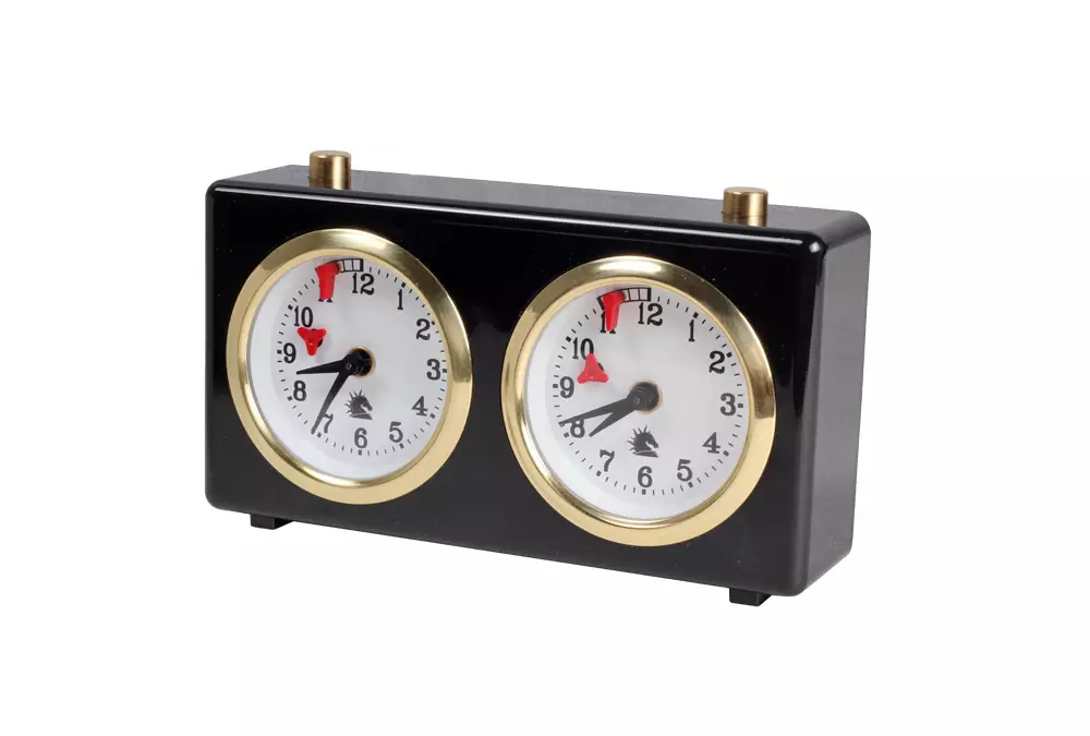 Zegar plastikowy CLASSIC mały, czarny