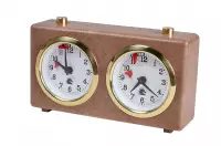 Zegar plastikowy CLASSIC mały, brązowy