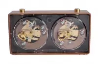 Zegar plastikowy CLASSIC mały, brązowy