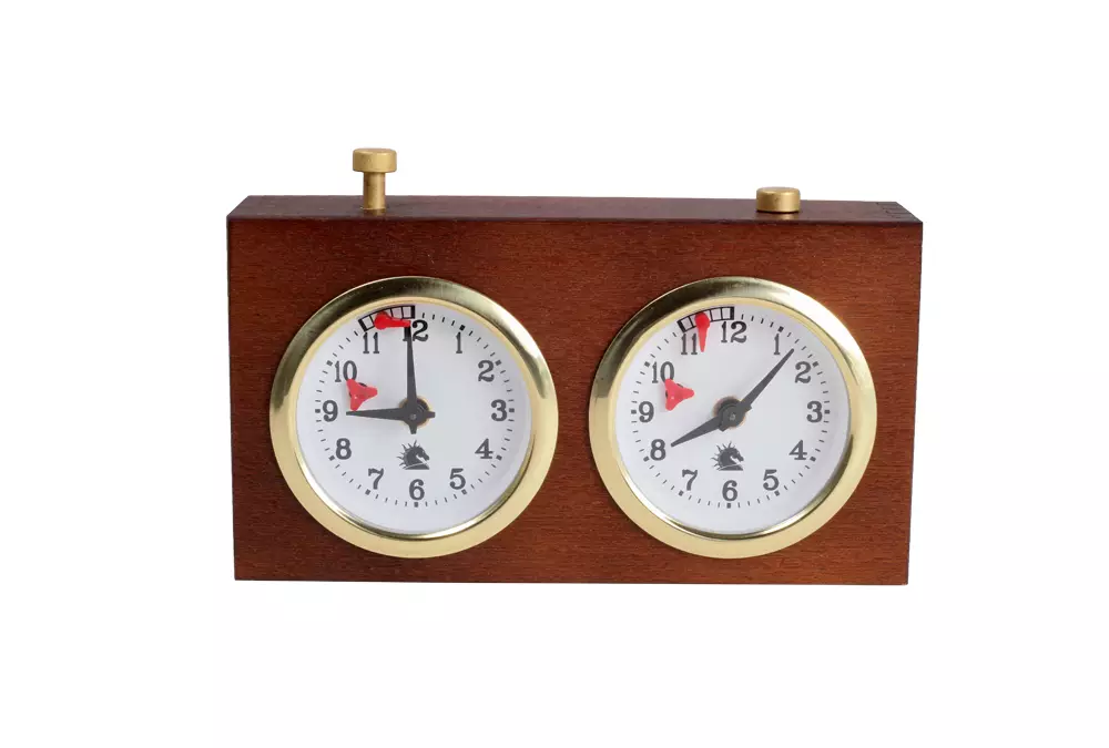 Zegar drewniany BHB bez podstawki - mały ciemny