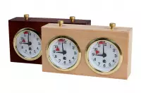 Zegar drewniany BHB bez podstawki - mały ciemny