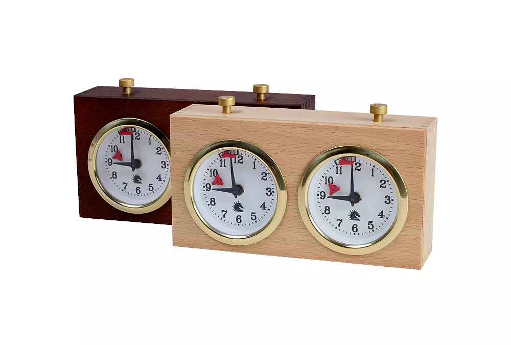 Zegar drewniany BHB bez podstawki - mały jasny