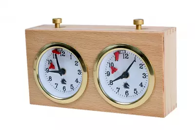 Zegar drewniany BHB bez podstawki - mały jasny