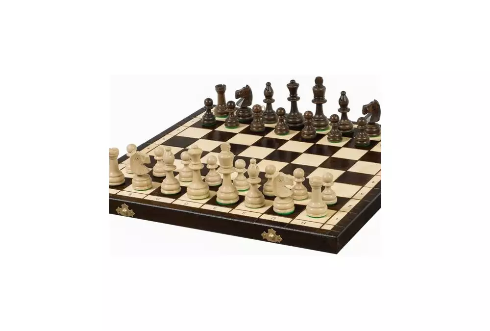 SZACHY DREWNIANE OLIMPIJSKIE DUŻE (41 x 41 cm)