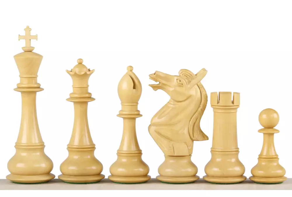 FIGURY SZACHOWE NAPOLEON HEBANOWE 6 CALI