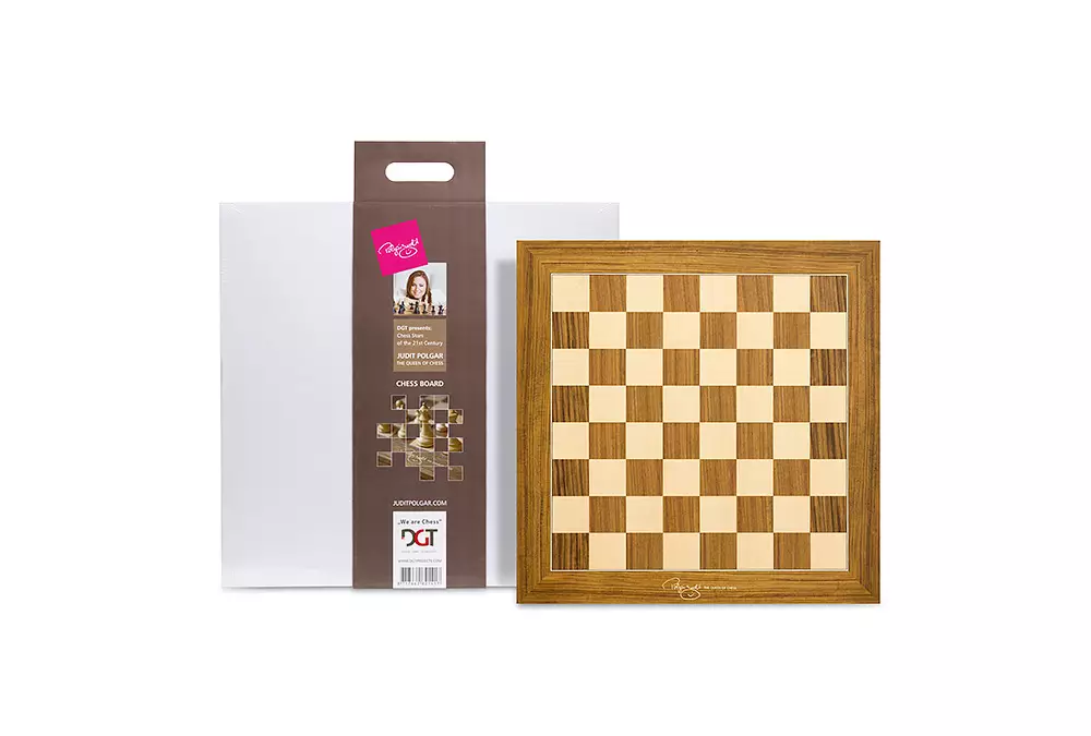 Deska szachowa Judit Polgar Deluxe (pole 55mm)