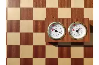 Zegar drewniany BHB bez podstawki - mały ciemny