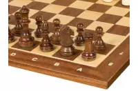 Zestaw szachowy turniejowy Nr 4 - szachownica 40 mm + figury Sunrise Staunton 78 mm