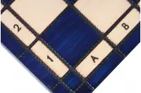 SZACHY KRÓLEWSKIE ŚREDNIE (34x34cm) kolor niebieski