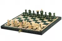 SZACHY KRÓLEWSKIE ŚREDNIE (35x35cm) kolor zielony