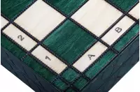 SZACHY KRÓLEWSKIE ŚREDNIE (35x35cm) kolor zielony
