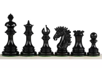 Figury szachowe Sunrise 4,25 cala Heban