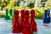 Pionki do chińczyka plenerowego / ogrodowego (wysokość pionka 62 cm)