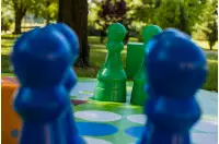 Pionki do chińczyka plenerowego / ogrodowego (wysokość pionka 62 cm)