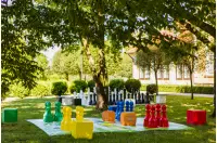 Pionki do chińczyka plenerowego / ogrodowego (wysokość pionka 62 cm)