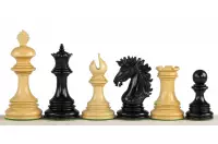 Figury szachowe Sunrise 4 cala Heban