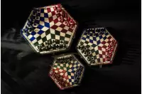 Szachy dla trójki graczy - średnie (trójkolorowe)