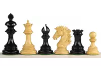 Figury szachowe Sunrise 4,25 cala Heban