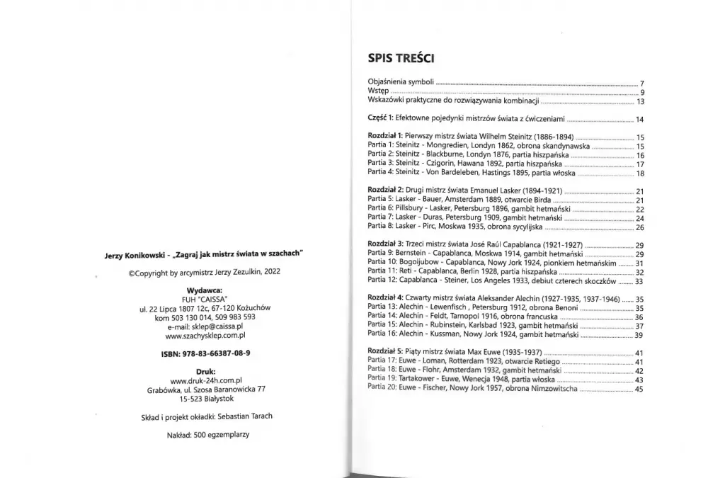 Zagraj jak Mistrz Świata w szachach! - J. Konikowski